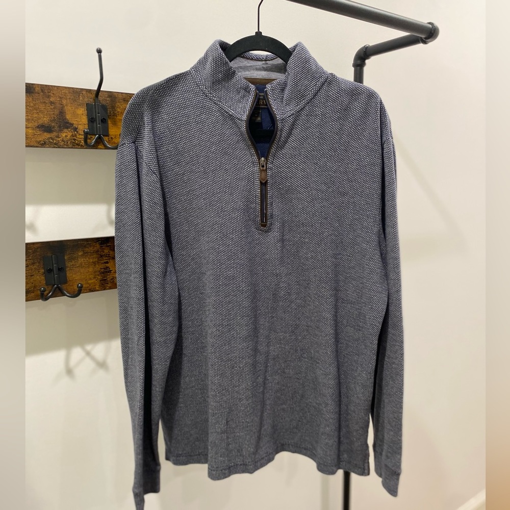 JOS. A BANK | Men’s Pullover, 1/4 Zip, 100% Cotton, Size Medium